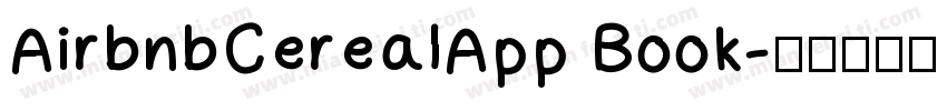 AirbnbCerealApp Book字体转换